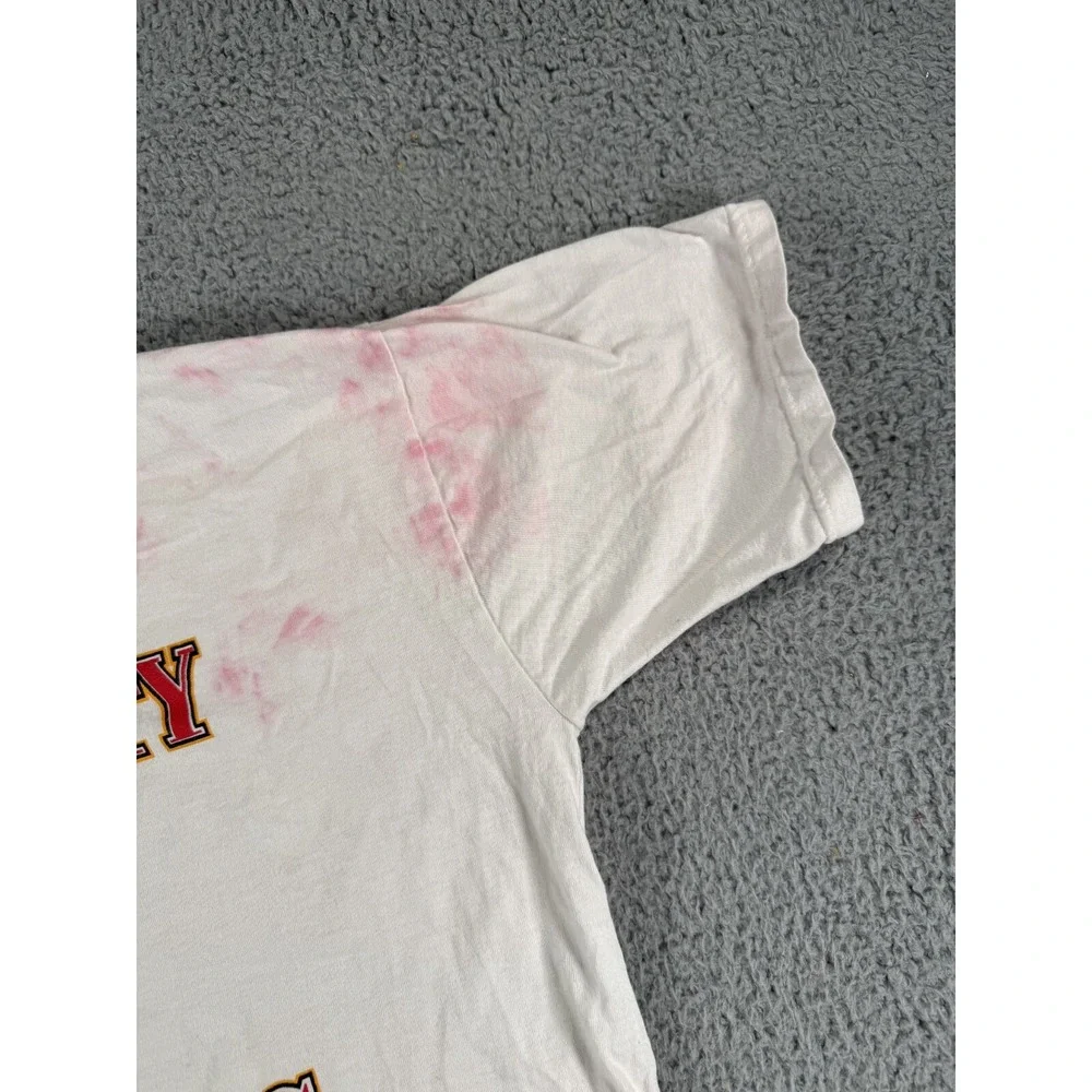 Vintage Kansas City Chiefs T Shirt Mens 2XL White Short Sleeve Tye‎ Dyed Graphic